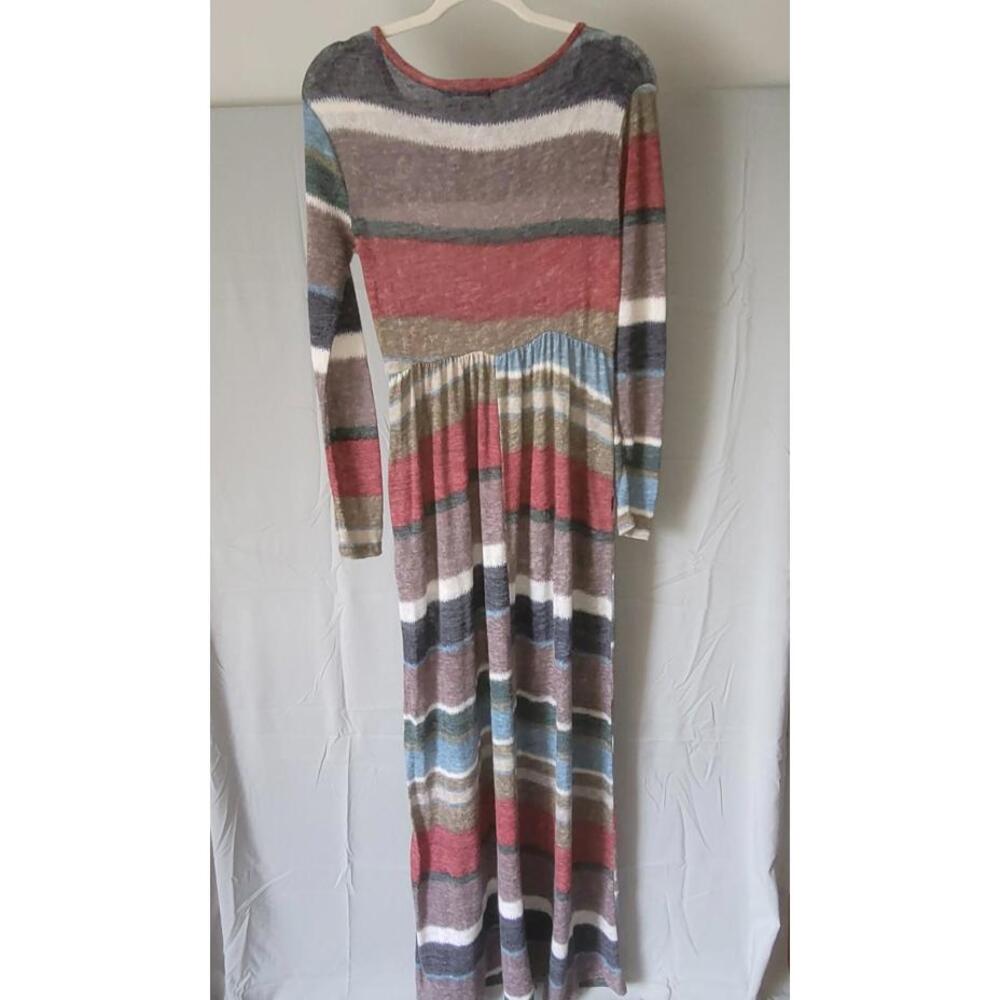 REBORN Boho Preppy Chic Elegant Dapper Natty Neat Maxi Dress, Dressy/Casual